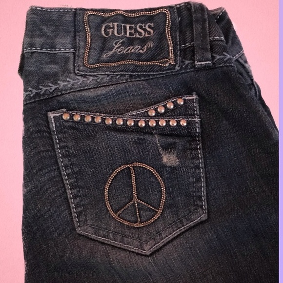 Guess Foxy Flare Jean Size 26 Stretch - Picture 2 of 5
